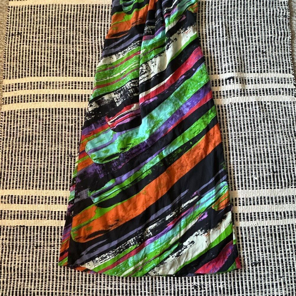 Julie DillonβSize 6 Multicolor Strapless Dress